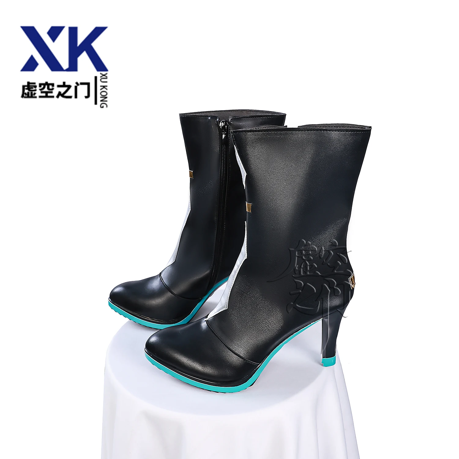 Ciaccona Botas Cosplay Jogo Ondas Wuthering Mulheres Sapatos Ciaccona Verde