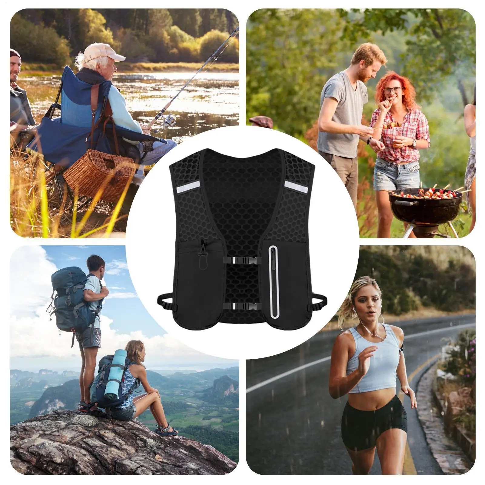 

Рюкзак для гидратации, уличный рюкзак для бега, жилет для гидратации, легкий чехол для телефона для мужчин и женщин, спорт, велоспорт, пеший туризм, путешествия