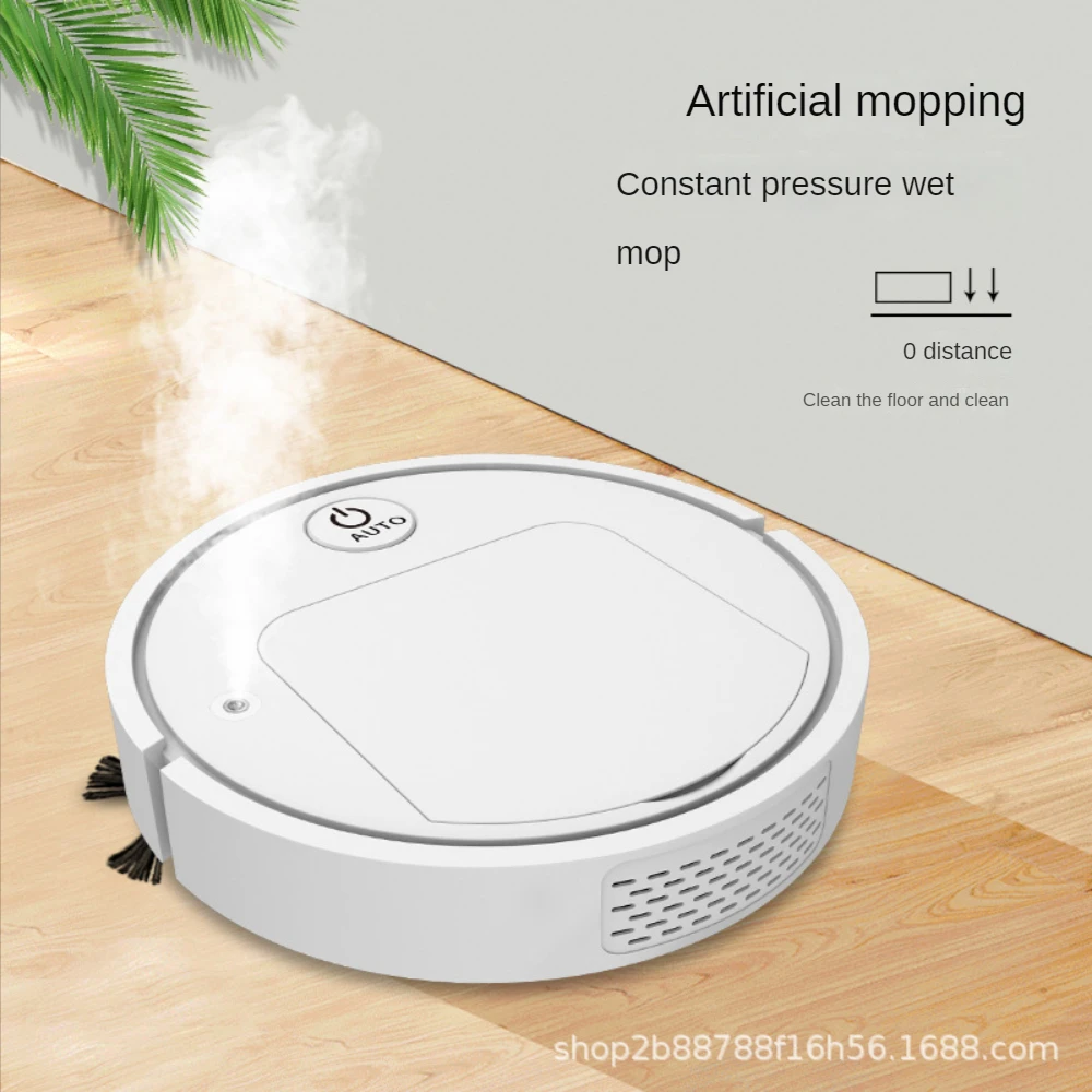 Robot Vacuum and Mop Combo, 4-in-1Robot Vacuum Cleaner,Spray Humidifier Intelligent Vacuum Cleaner Sweeping Robot,Strong Suction