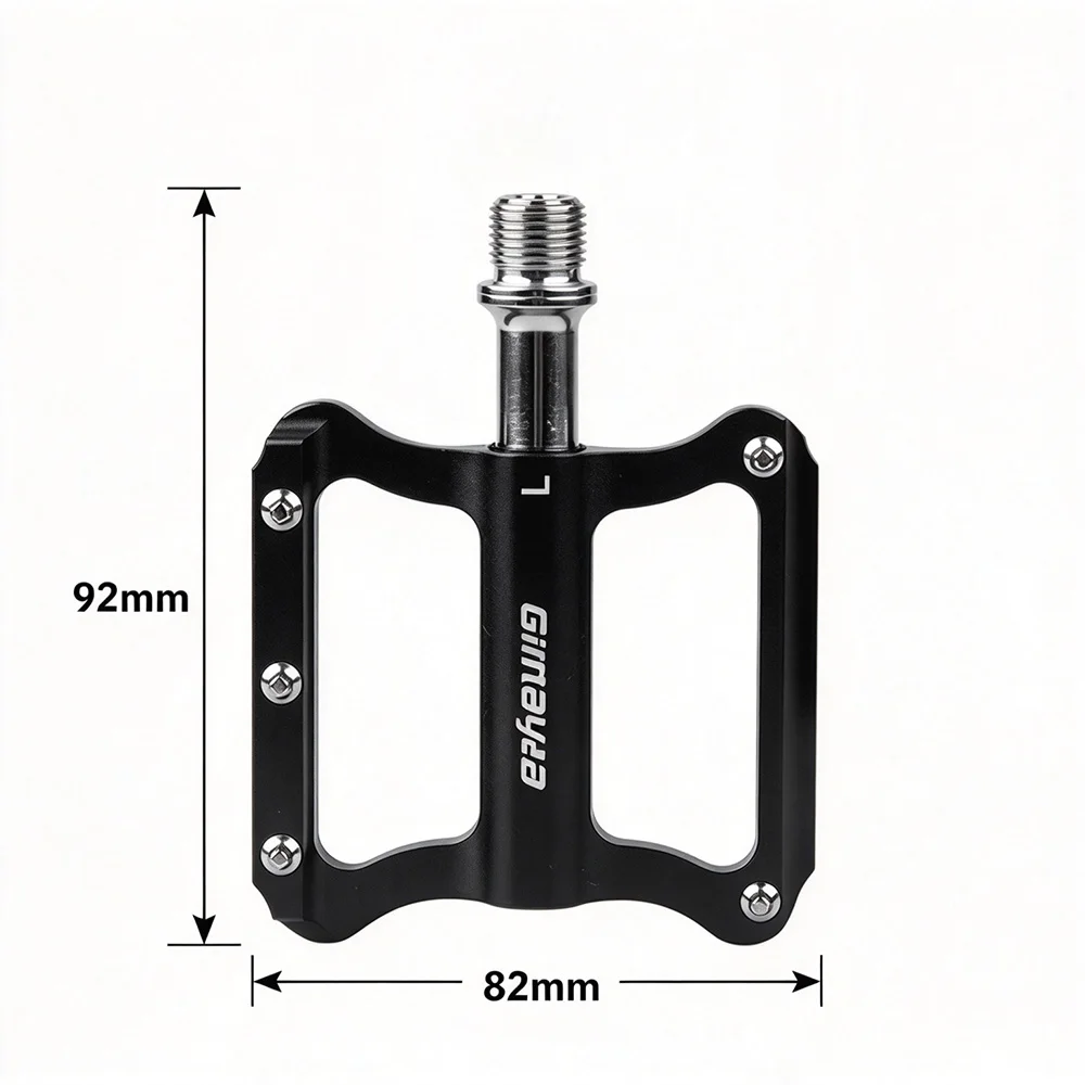 Lightweight Anti-slip Wear-resistant CNC One-piece Flat Pedals, 3 Sealed Bearings Cr-Mo Axle Platform Pedals for MTB Road Bike - view 6