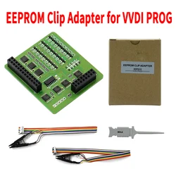 EEPROM Clip Adapter for VVDI PROG Programmer XDPG12 No Need Soldering Dismantling-free SOP8/DIP8 Chip Clip Seat Set