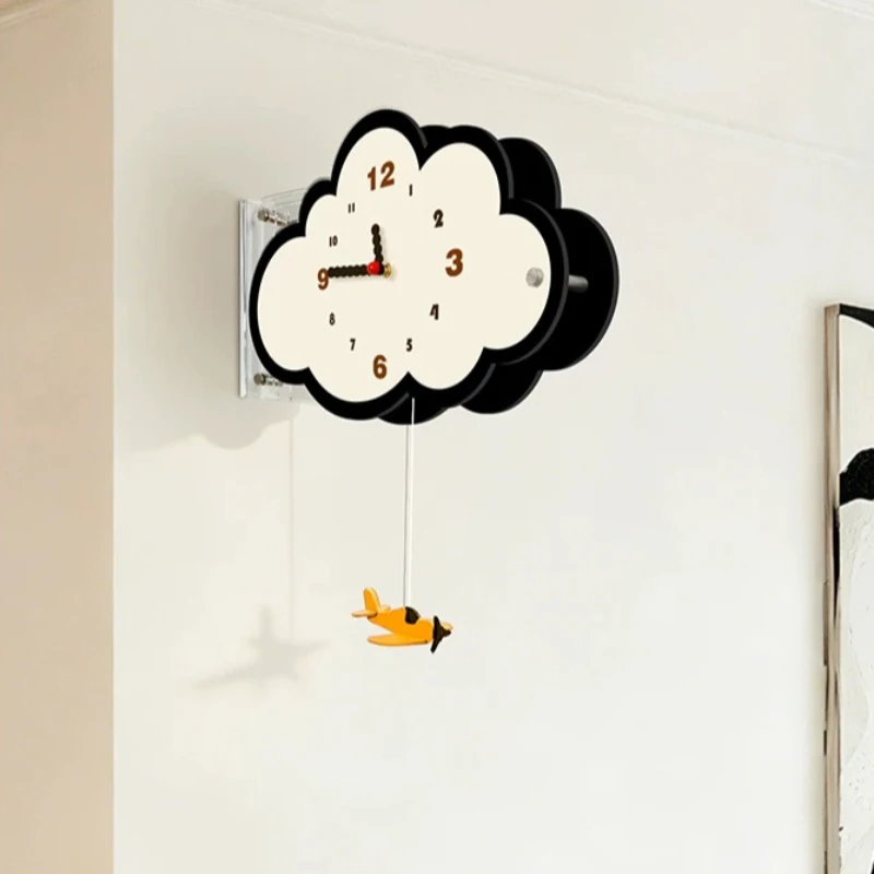 Retro Wooden Wall Clock Design Security Unique Double Decoratio Wall Clock Digital Aesthetic Silent Relogio De Parede Home Decor