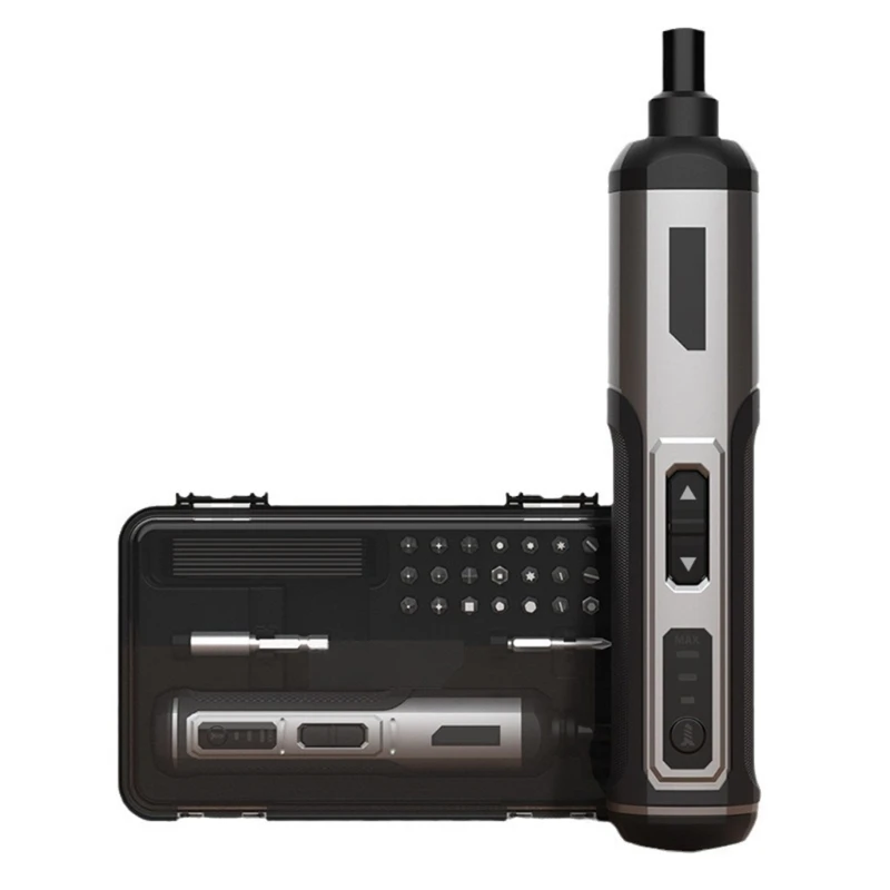 4V Cordless Screwdriver with LED Light and Extended Battery Life for Everyday Tasks