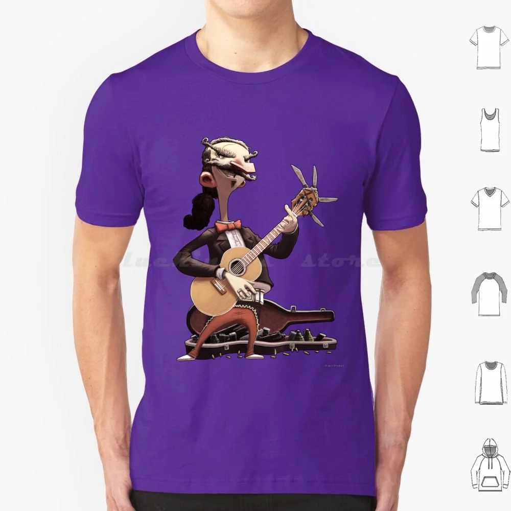 Étaban électrique (édition vivante) t-shirt coton hommes femmes bricolage impression guitare Mariachi Concert spectacle Gig Performance scène