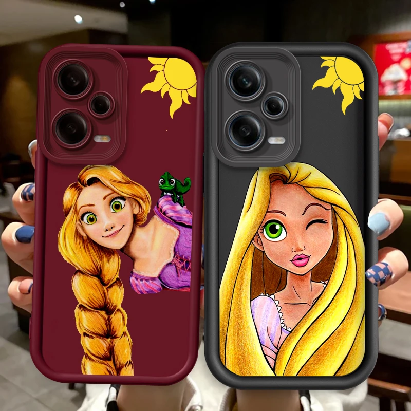 Tangled Rapunzel Disney Eye Ladder For Xiaomi Redmi Note 13 12 12C 11 11S 10 10C 10A 9C 9A Pro 5G Soft Phone Case