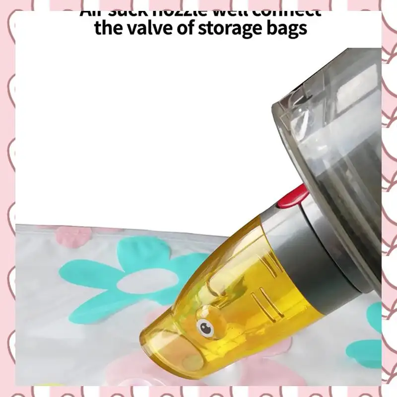 

HHTL 2X Air Sucking Attachment For Dyson Vacuum Cleaner V7 V8 V10 V11 V15, Helps To Suck Air Out Of Vacuum Bags Yellow