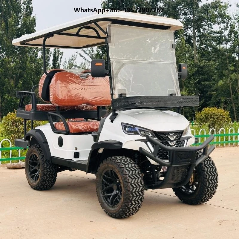 Electric Golf Cart Car Custom Comfortable 4 Seats Electric Golf Carts for Sightseeing