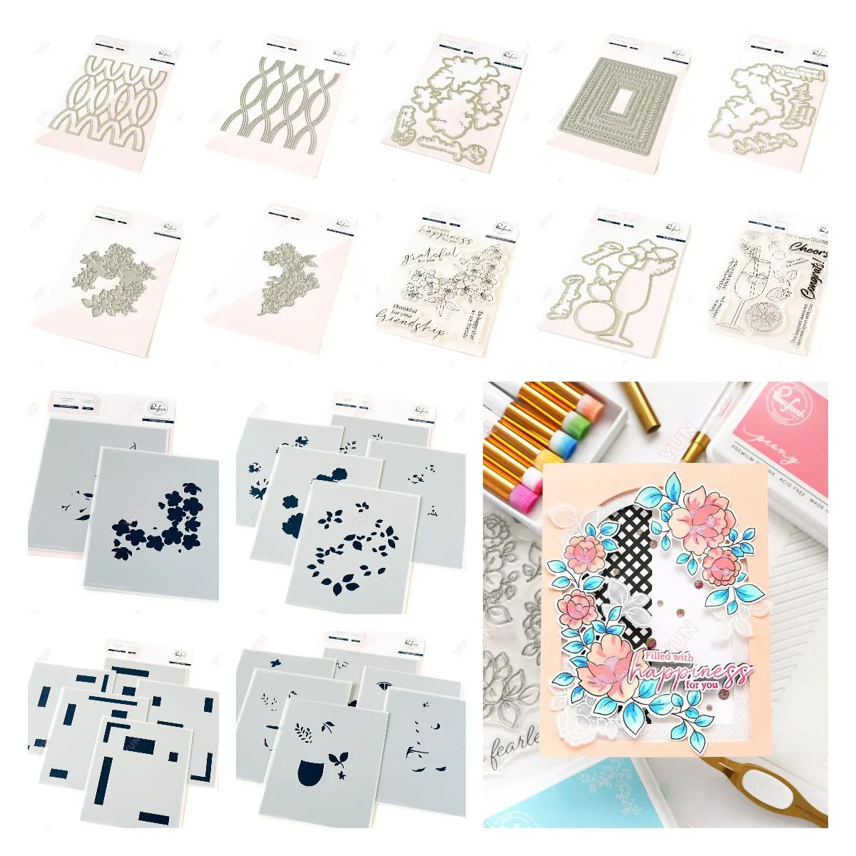 

Decorative Frames Modern Rugs Cheers Foil Stamping Metal Cutting Die For Layering Stencils Scrapbooking Handmade Greeting Cards