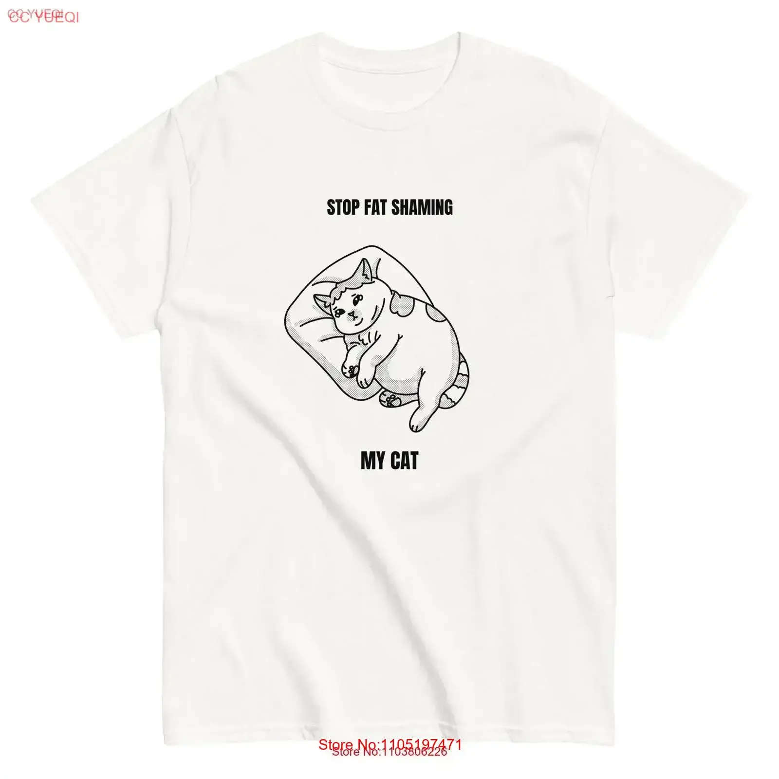 

Футболка Stop Fat Shaming My Cat, винтажная стираная мягкая дышащая дизайнерская одежда с графическим рисунком, растянутая модная унисекс, повседневная, удобная