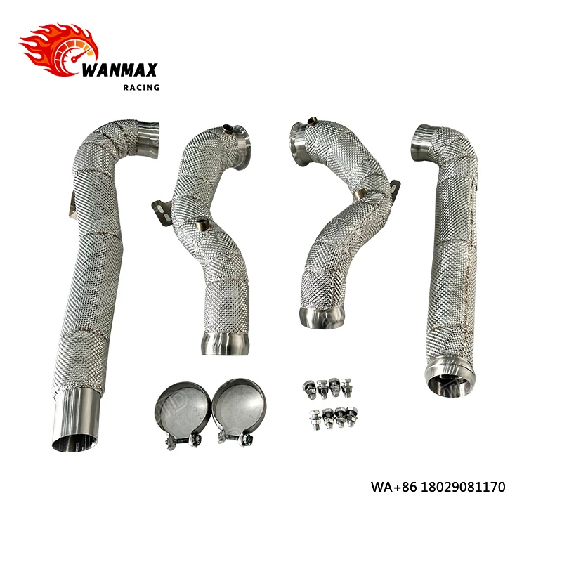 

High Performance Stainless Steel Downpipe for GT Reduces Back Pressure & Improves Sound, In Stock Fast Shipping