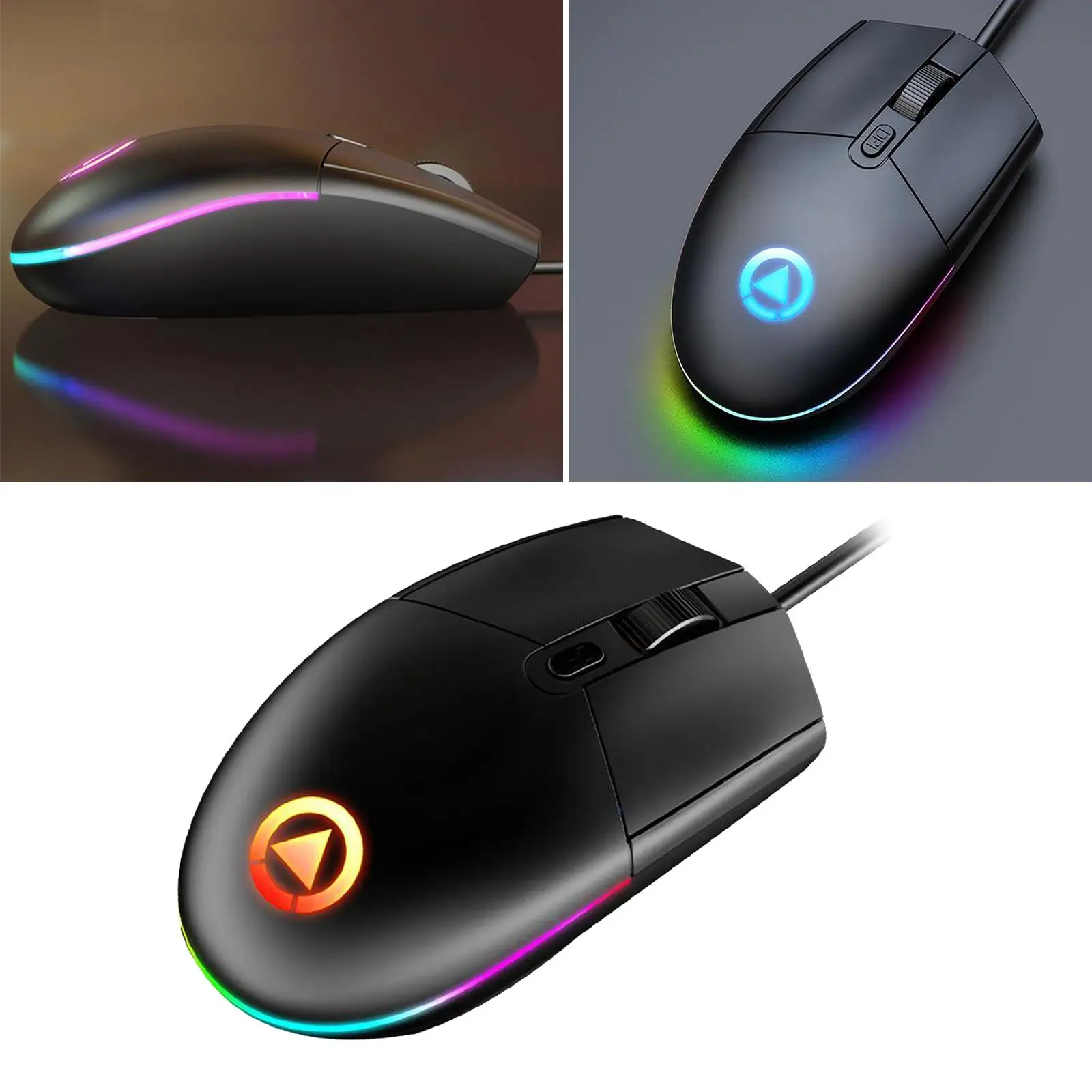 G3SE Ergonomic Gaming Mouse 4 Buttons RGB Backlit Gamer Computer