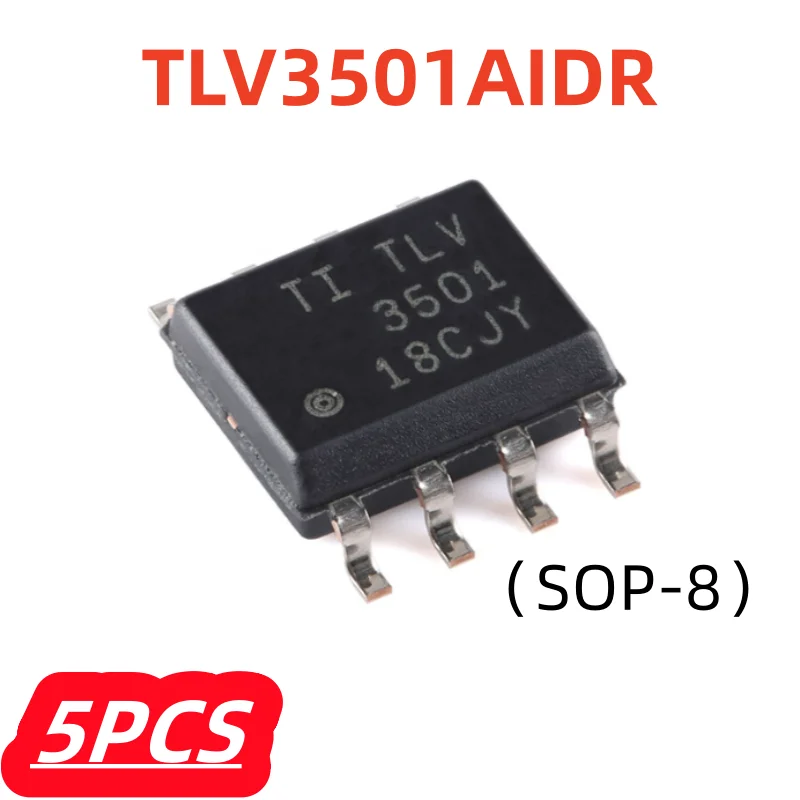5Pcs/lot 100%  New TLV3501AIDR TLV3501 TLV 3501 SOP8 High-speed Comparator Chip Original