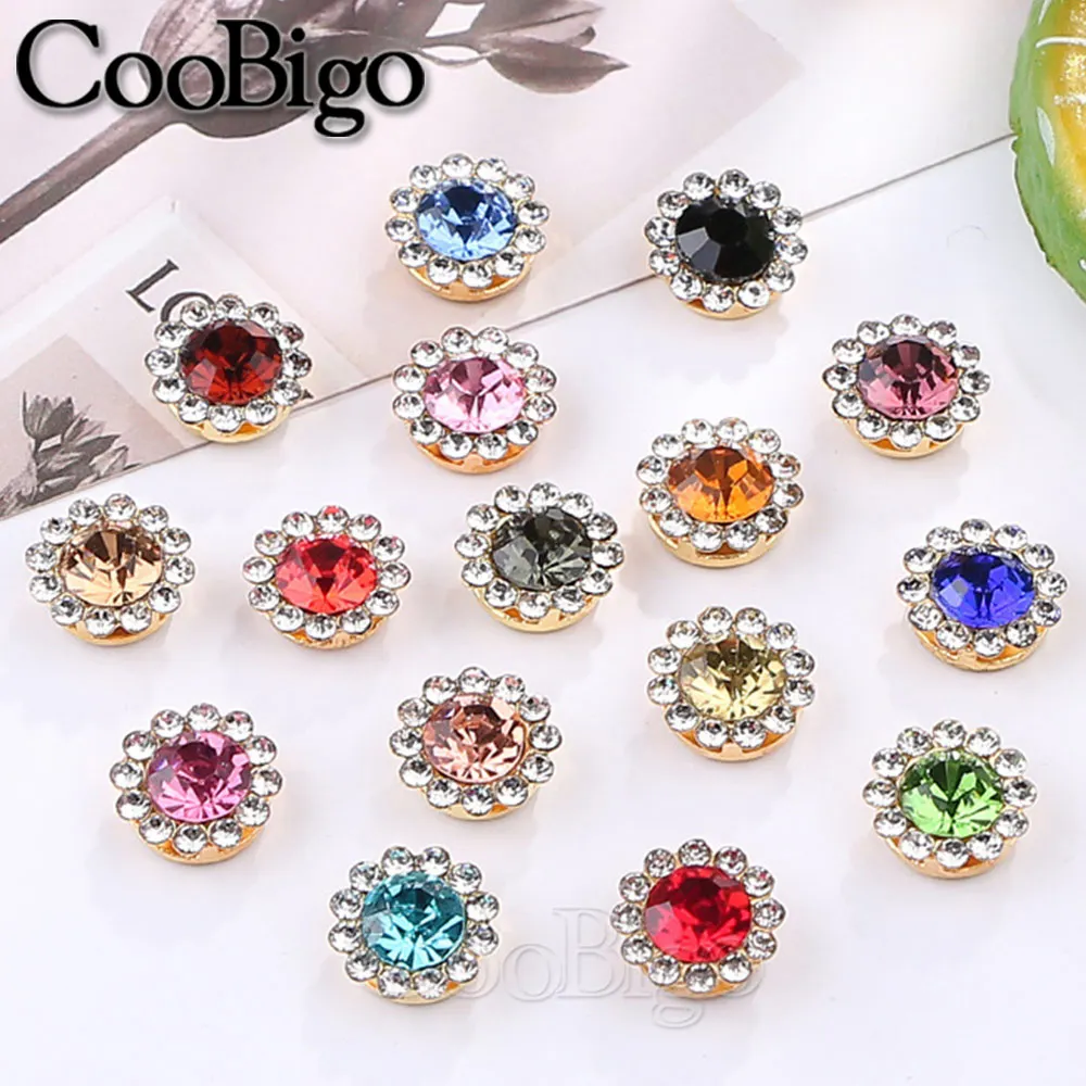 

50pcs Claw Glass Gemstones Shiny Crystals Rhinestones Trim for Clothes Cap Shoe Bag DIY Fashion Jewelry Accessories