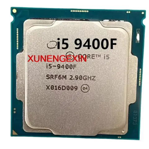 i5 9400F 2,9 GHz CPU usada de seis núcleos y seis hilos 65W 9M LGA 1151