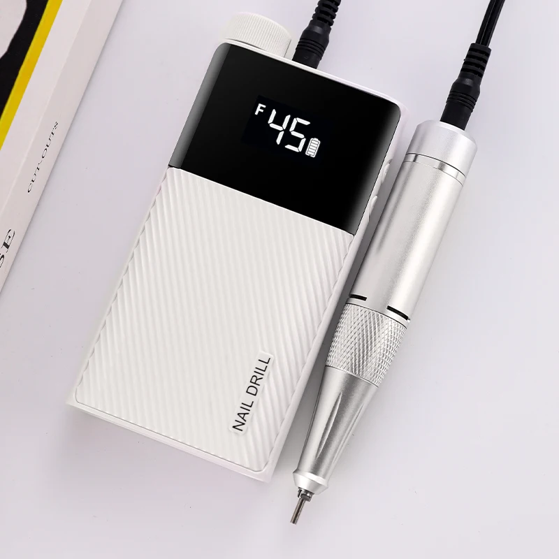 45000Rpm Nail Drill Machine Rechargeable Nail File Nails Accessories Gel Nail Polish Sander Professional Tool Manicure Set for W