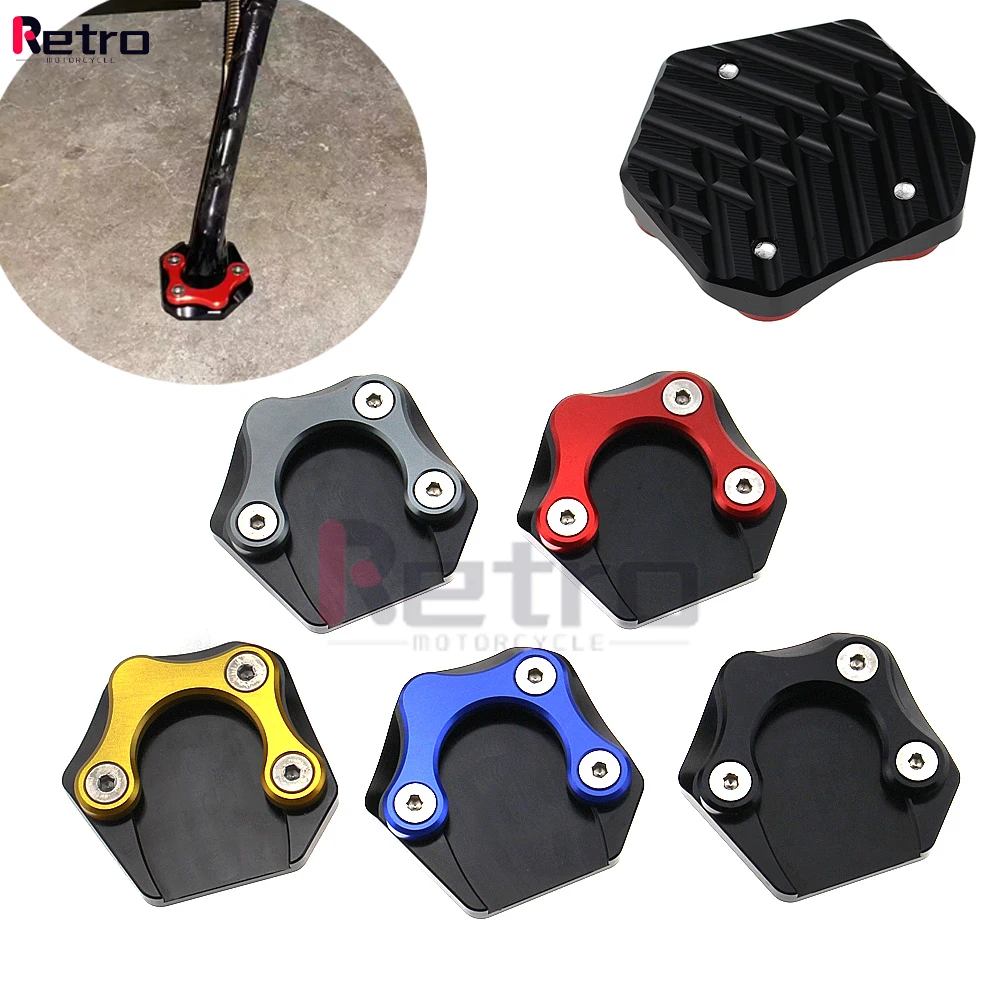 

For SUZUKI GSR750 GSR 750 2011-2016 GSX-S1000 GSX-S1000F 2015 2016 Kickstand Foot Side Stand Extension Pad Support Plate Enlarge
