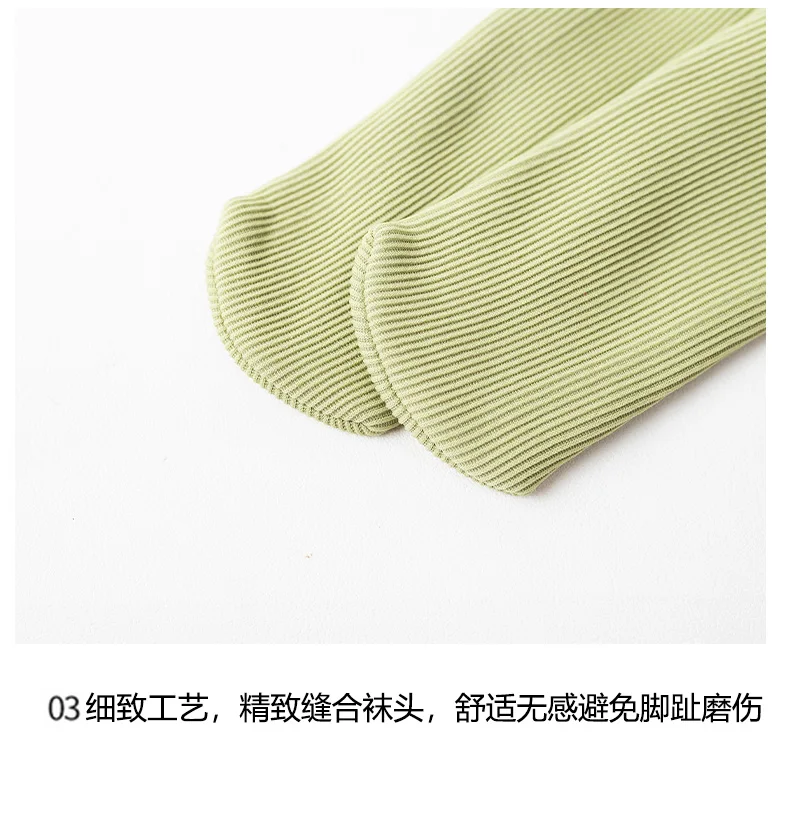 Winter Süßigkeiten Farben Mädchen Kinder Baumwolle vertikale Streifen lange Socken kälte beständig halten warm verdicken Baby Kind Jungen Schnees trümpfe – Detail 19