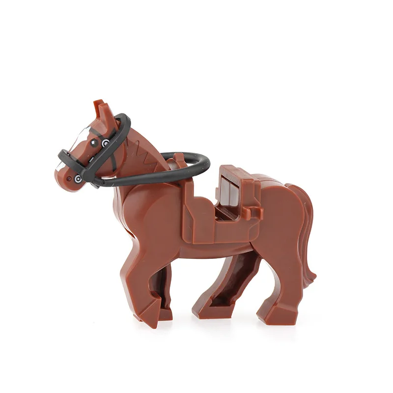 Mittelalterliches Kriegspferd Kavallerie-Soldat Bausteine-Set Antike Militär-Bausteine Actionfiguren Armee-Spielzeug Lehrreiches Geschenk – Detail 4