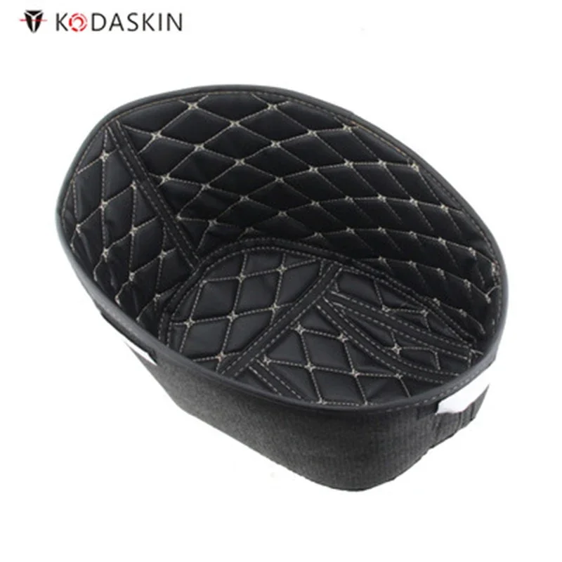 Motorcycle PU Rear Trunk Cargo Liner Protector Seat Bucket Pad for Vespa gts300 Sprint125 Primavera150 GTS 300 HPE accessories