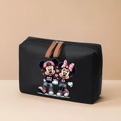 Disney Mickey Minnie Mouse Women's cosmetic bag Portable Makeup Bag Travel Storage Toiletry Bag Cosmetics Organizer Storage Bags