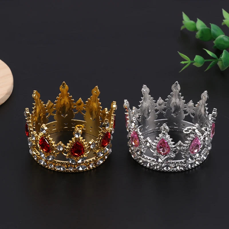 1Pc Katoenen Pop Retro Kroon Hoofddeksels Korea Poppen Katoenen Pop Kroon Voor Babypop Jurk Mode Pop Accessoires