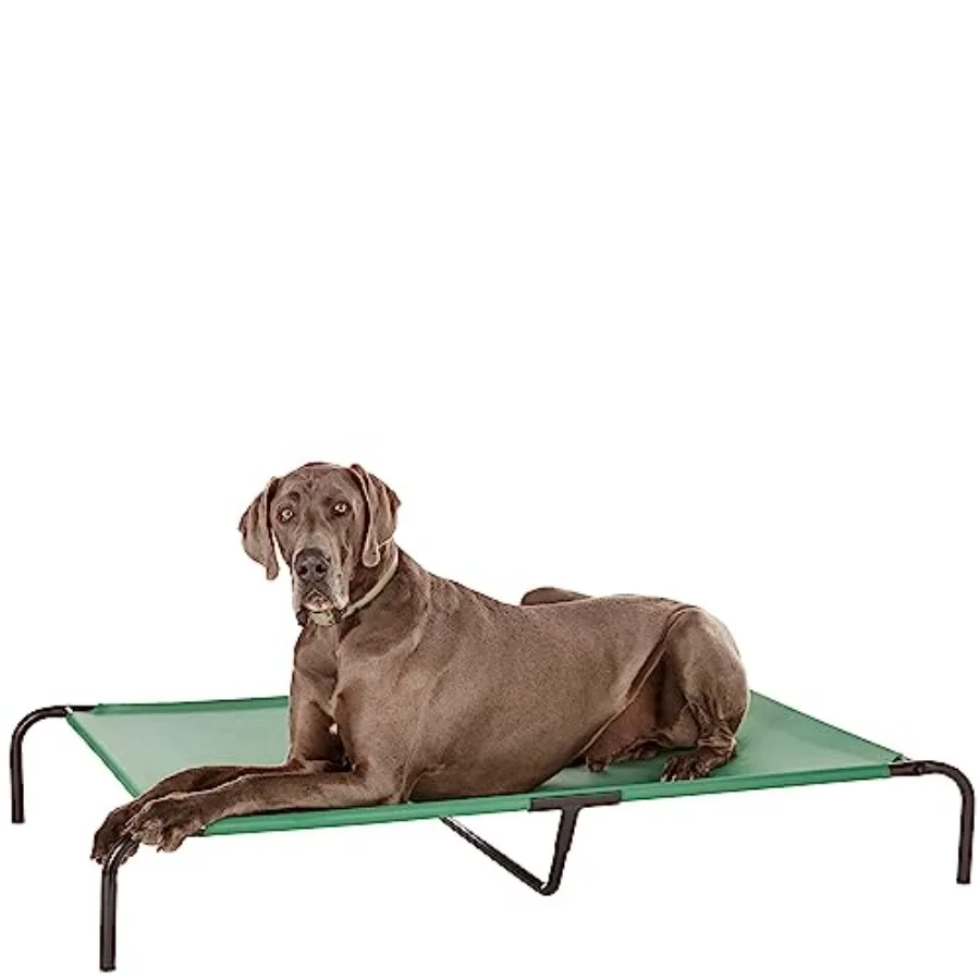 

Охлаждающая дышащая подстилка для собак с прочной металлической рамой, 60 x 37 x 9 дюймов, легко чистится.