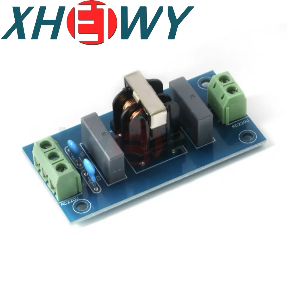 220V Emi Filter Geluidsbooster Filter Soundbooster Socket 2a Emi Filter Module Power Board Sound Lift Scherpe Filter Sound