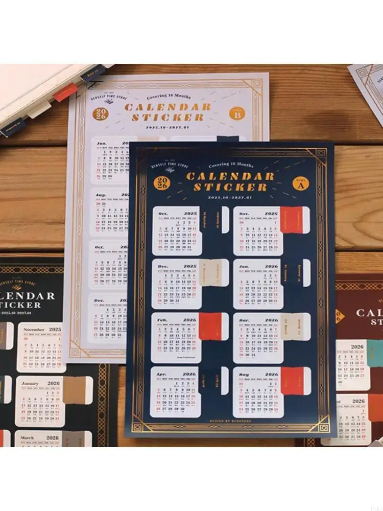   Monthly Adhesive Tab for Planner Monthly Tab Stickers Decorative for Office Planners Organizations Sturdy Notebook