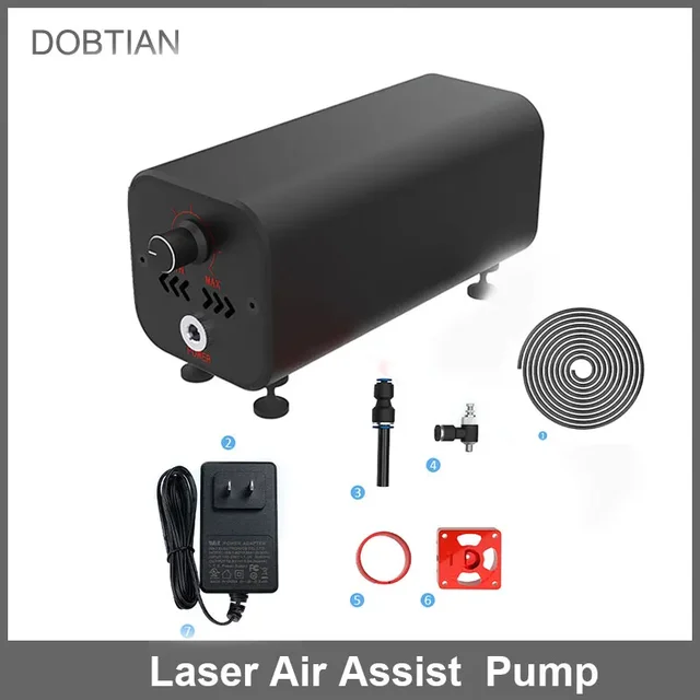 TTS-55 36W zestaw wspomagający przepływ powietrza 10-30 l/min System wspomagania powietrza usuwa dym i kurz do maszyny do grawerowania laserowego