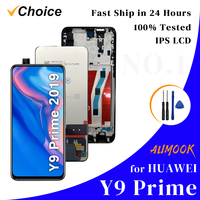 Y9 Prime 2019 Screen for HUAWEI P Smart Z Display Touch Screen Digiziter Assembly pantalla For Honor 9X With Frame LCD Display