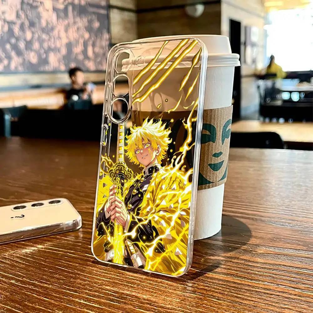 

d-Douma DemonS-s Slayer Phone Case For SamsungS25,24,21,22,23,30,Ultra,20,Plus,Fe,Lite,Note,10,9,5G Transparent Cover