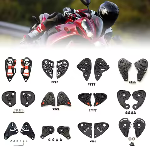 2Pcs Helmet Visor Base Mechanism Visera Lock for AGV PISTA GPR, PISTA GPRR, CORSA R Viseira Capacete De Moto Accessories Parts