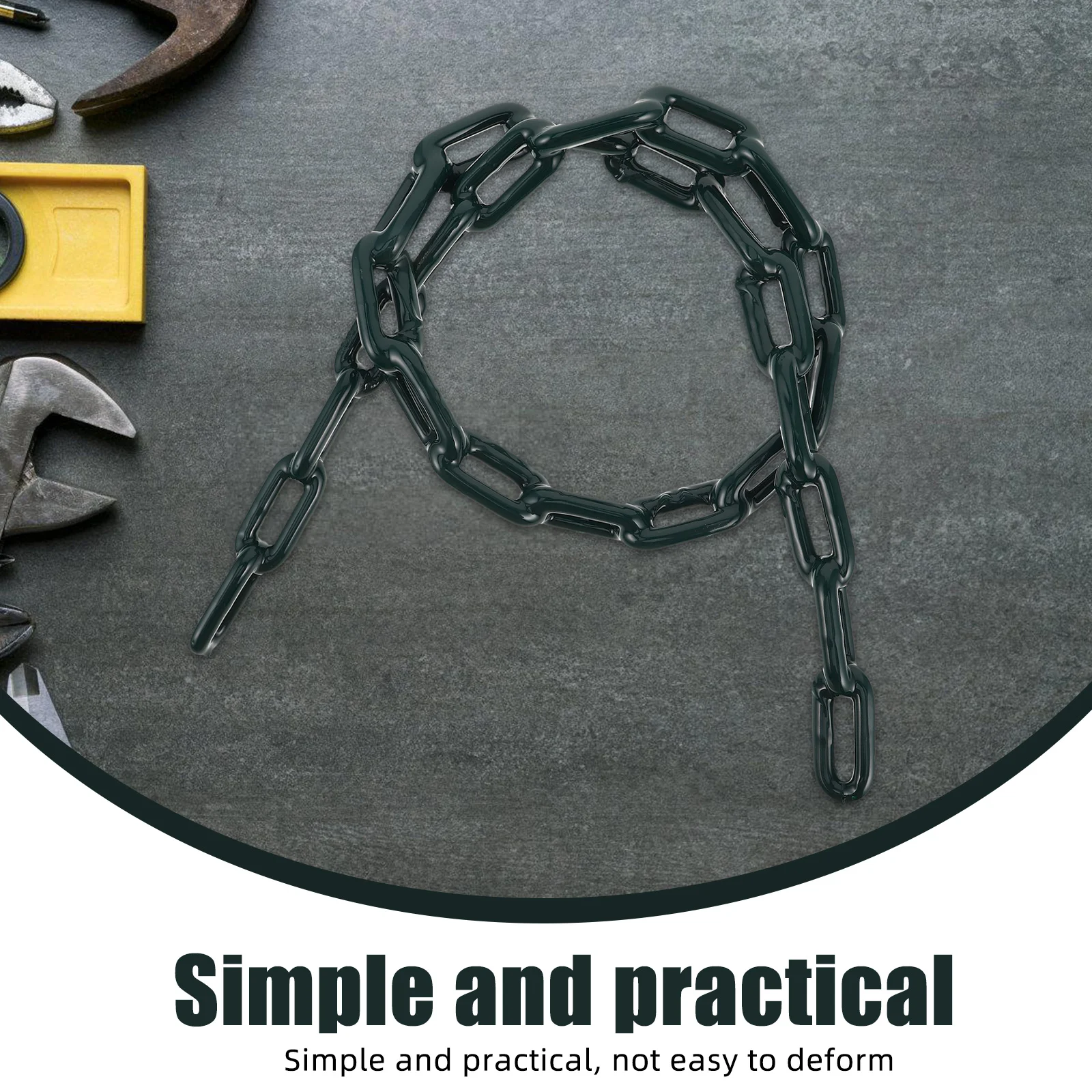 Swing Chain For Kids Outdoor Play 1M Adjustable Heavy Duty Iron Hardware Replacement Attachment Set Toddler Swing Accessories