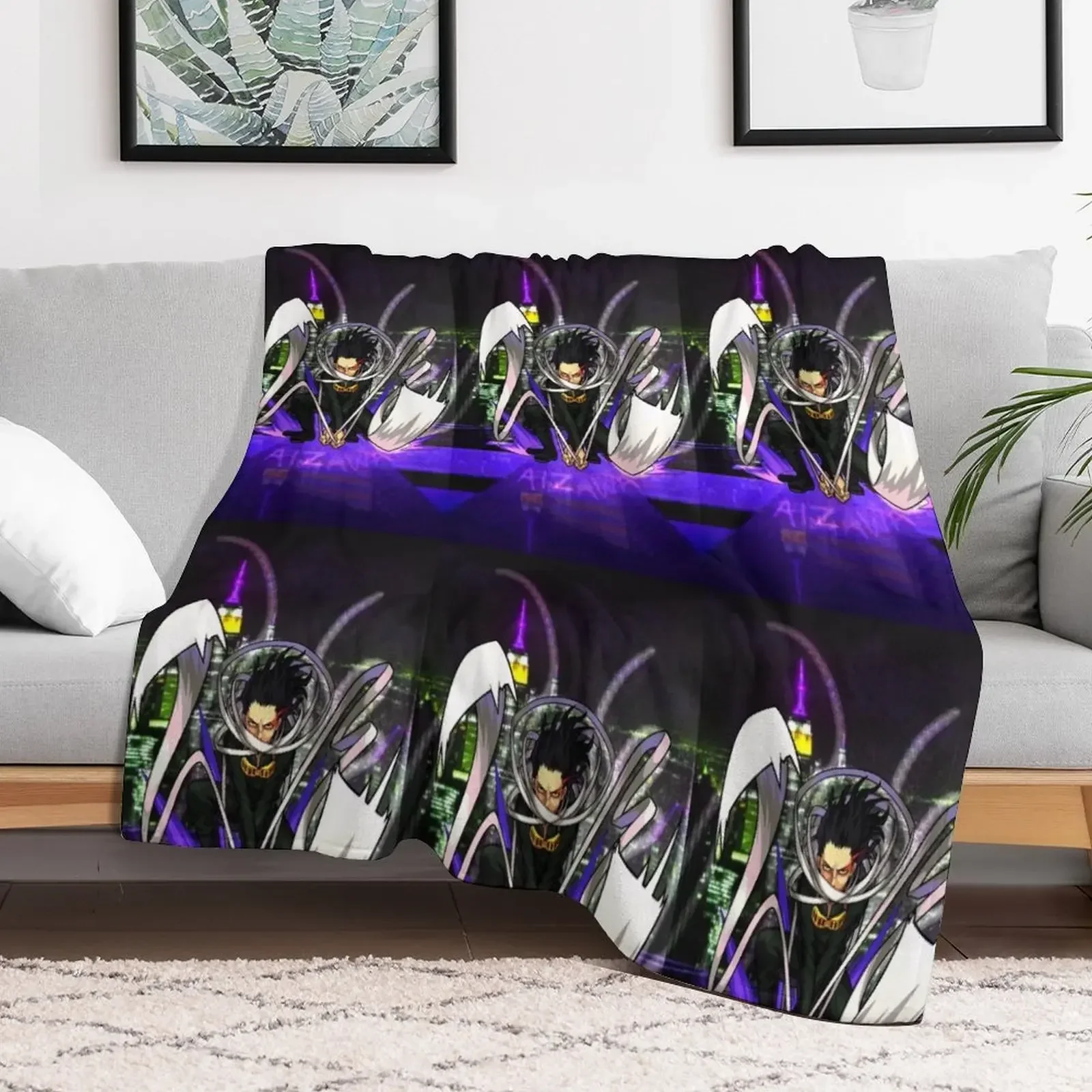 

Aizawa MHA Throw Blanket christmas gifts for winter Blankets For Bed Blankets Hair Bed covers Custom Blankets