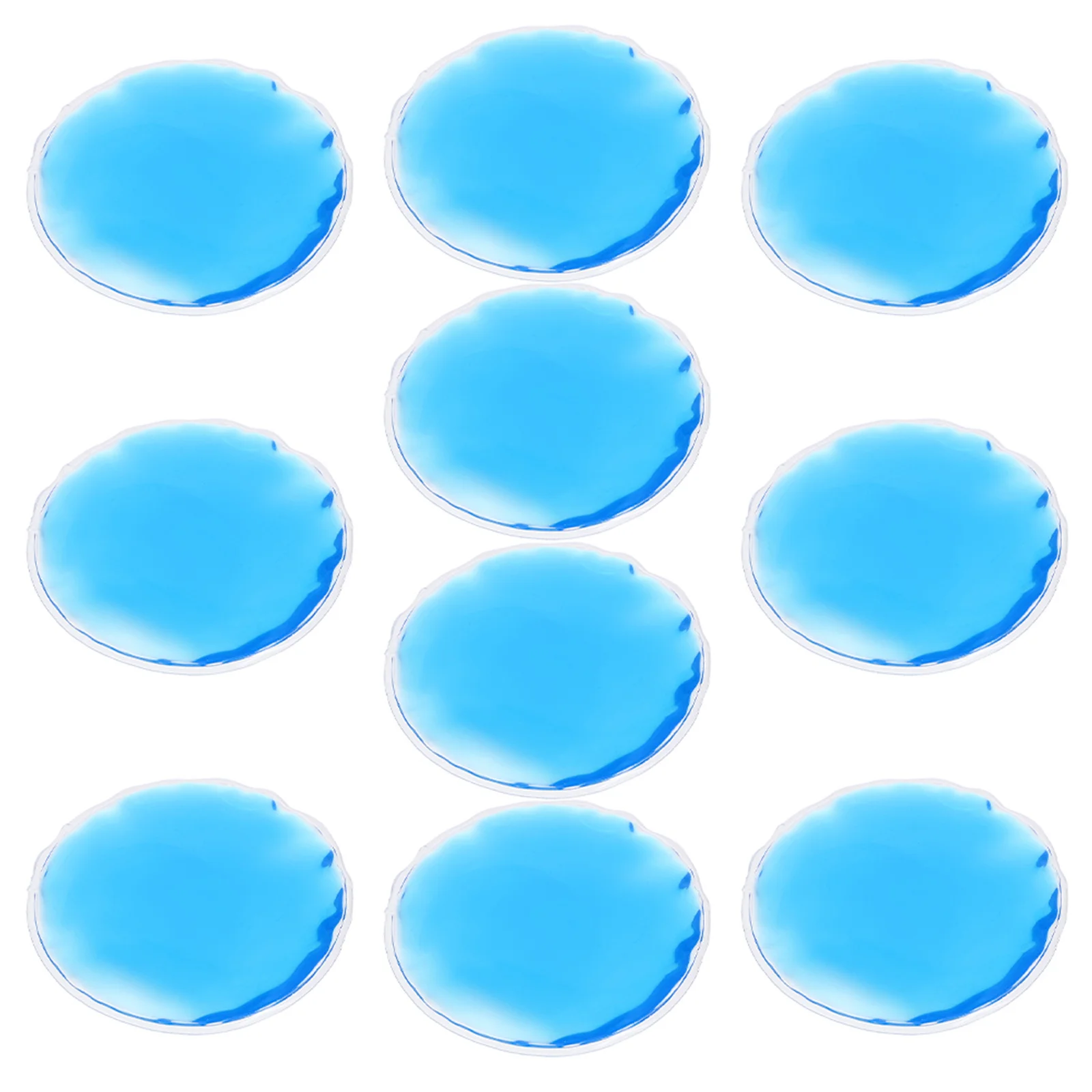 

10 шт. охлаждающих гелевых патчей для глаз 7 см из мягкого ПВХ для снятия усталости и улучшения сна