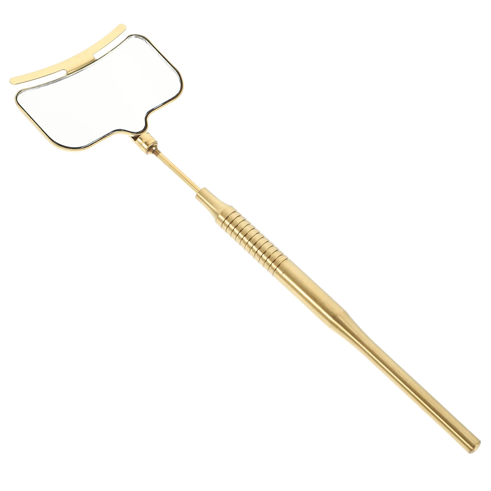 Espejo de pestañas desmontable, herramienta de pestañas de Metal pequeña para aplicación de pestañas postizas, suministros de extensión de pestañas, espejo de inspección de maquillaje