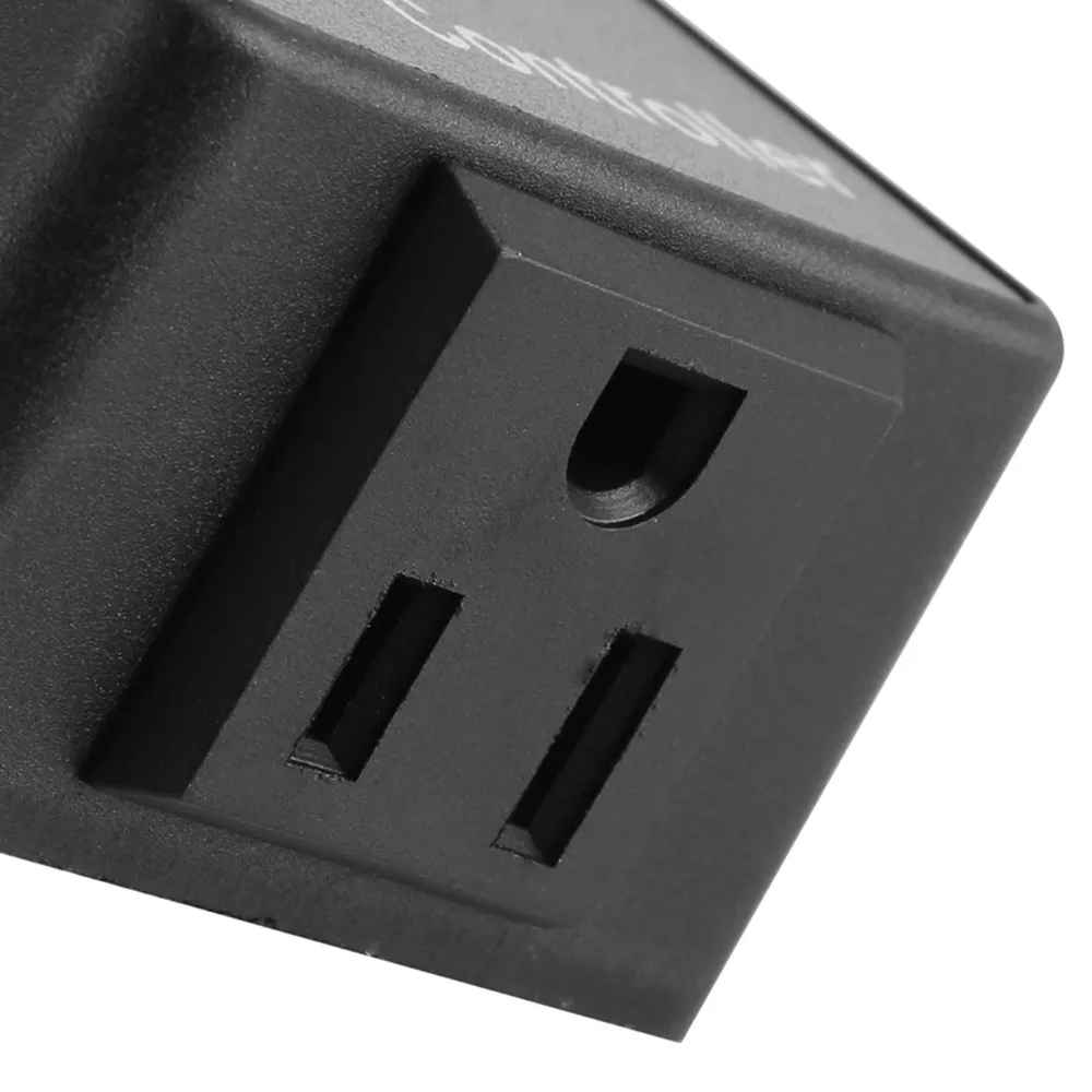 Plastic Variable Speed Controller Black LED Voltage Display Fan Speed Controller Compact Pointer Display