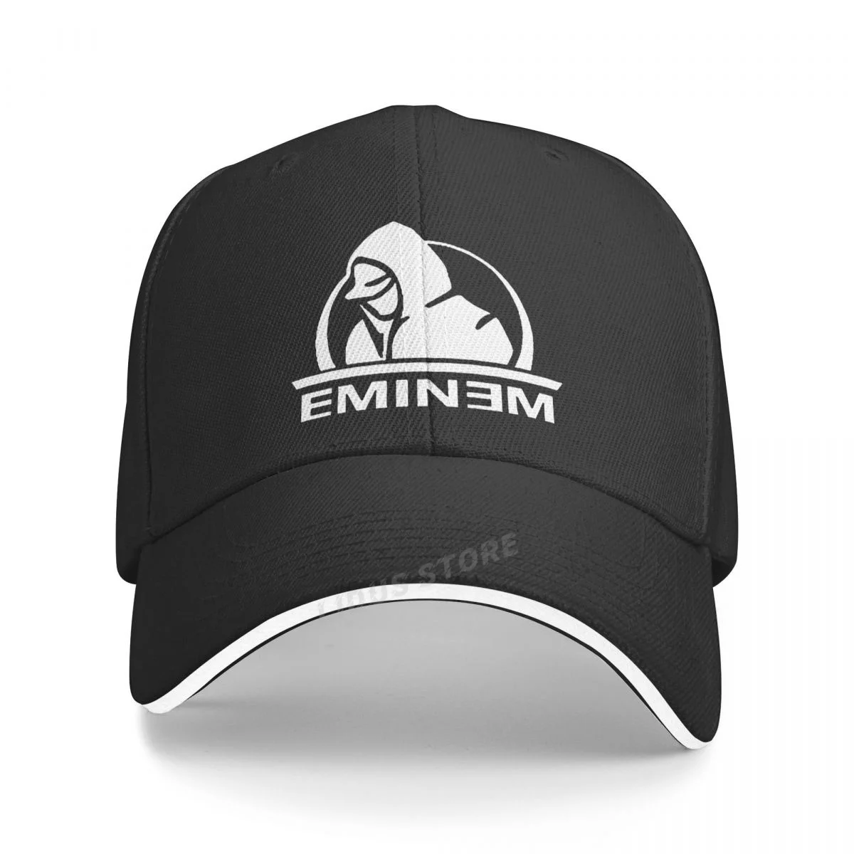 

Men's Rap Eminem Baseball Cap Unisex Cotton Hip Hop Caps Summer Print Letter Slim Shady Hat Adjustable Dad Caps
