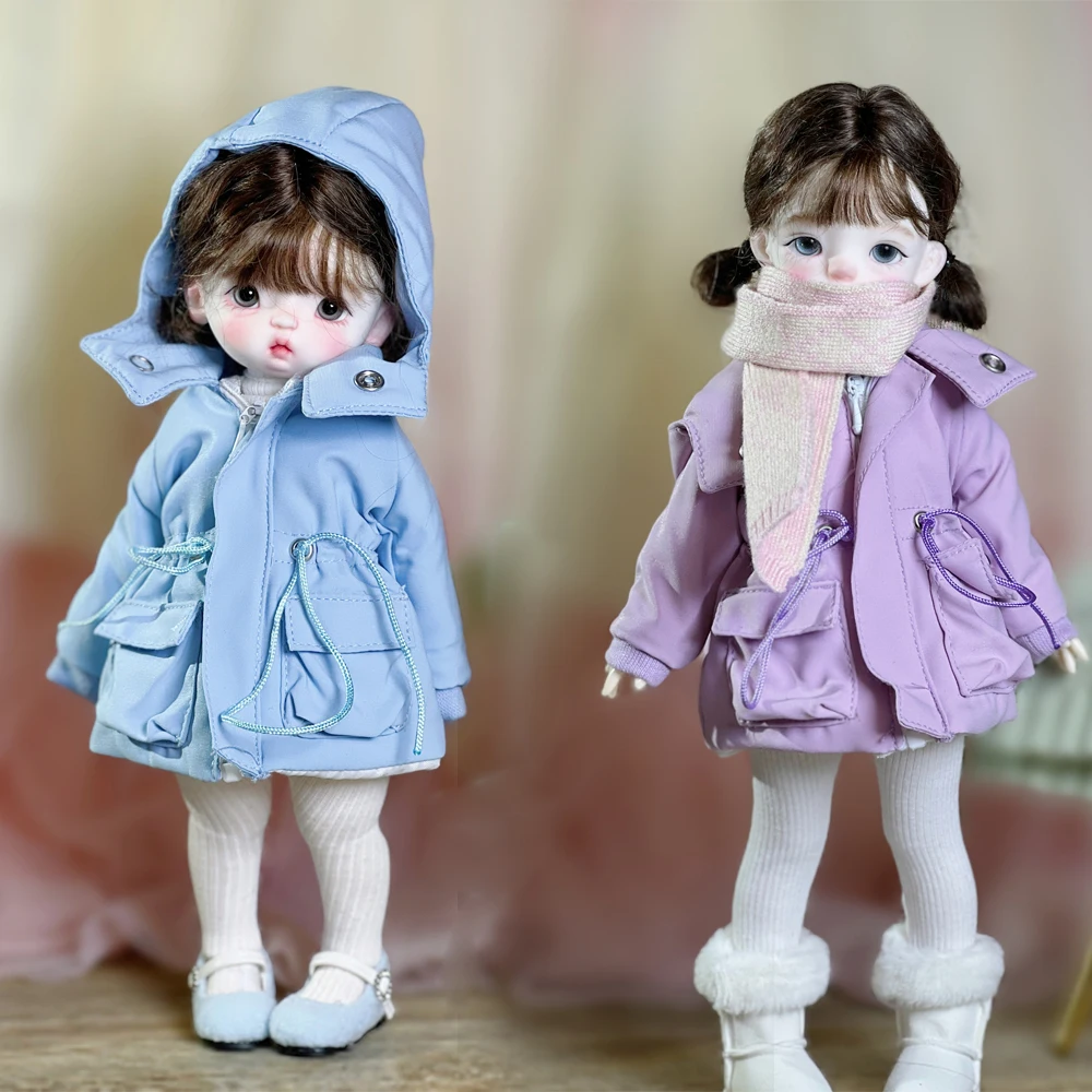 

L01-X019 детская игрушка 1/6 Блит г BJD DD SD MDD кукольная одежда зимняя хлопковая куртка пуховик 1 шт.