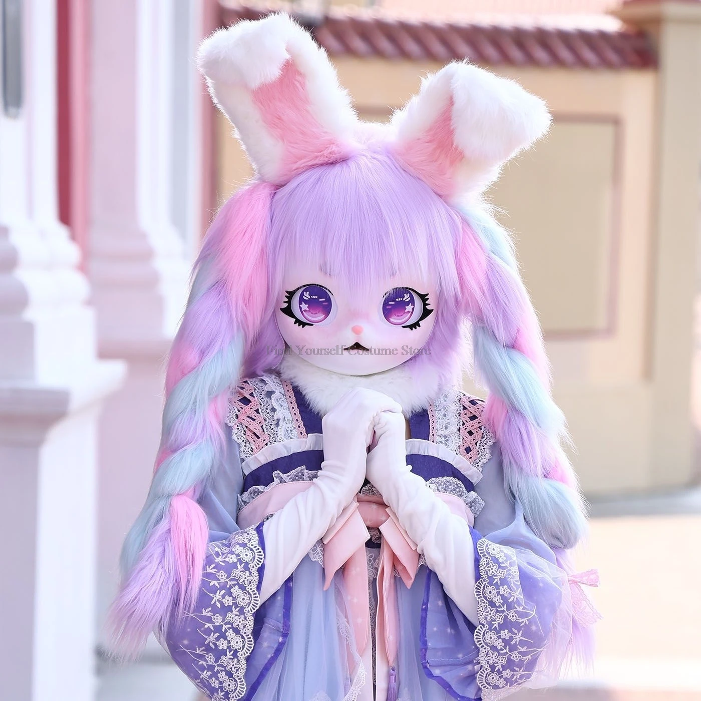 Fursuit Cosplay Headset Furry Costume Paw Head Base Comiket Furry Kig Kigurumi Animal Cat Rabbit Doll Beast Mask Cosplay Costume