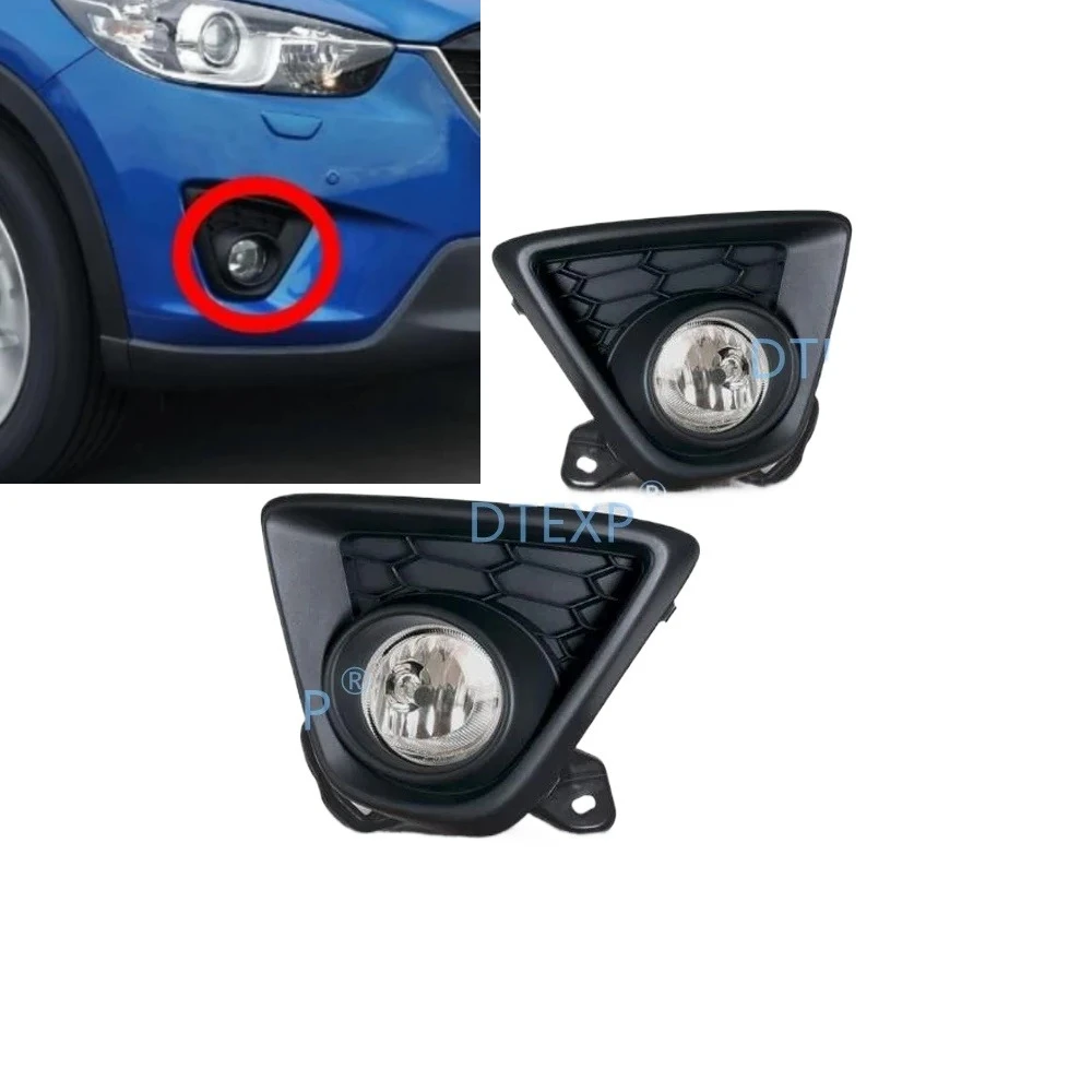 6 Pcs Kit Full Set Fog Lamp for CX5 2012-2013 Lamps Support for Atenza BS1E-51-680 Light Cover 6 Pieces Free H11
