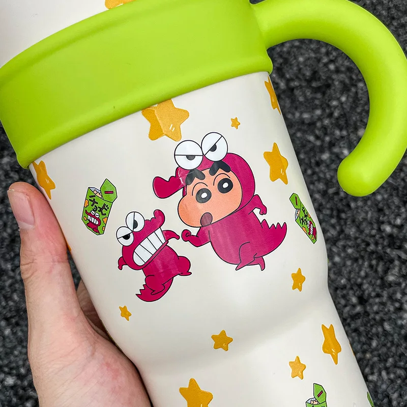 700ml/1200ml Crayon Shin-Chan Large Capacity Water Cup Thermos Cup Girls Straw Cup High-Looking 316l Stainless Steel - Image 4