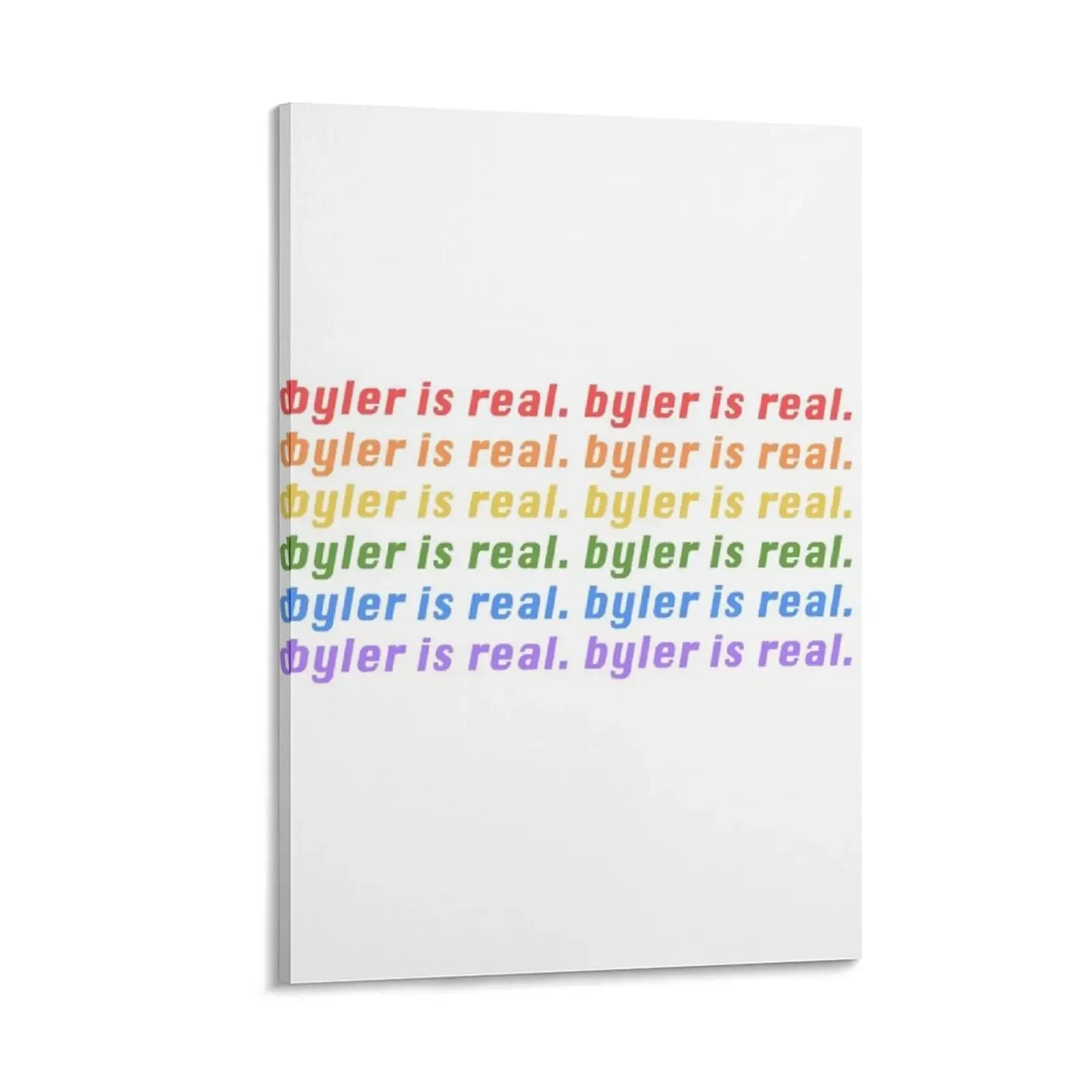 

Byler is Real Text colors Canvas Painting Home decoration wall decor cute room decor decor