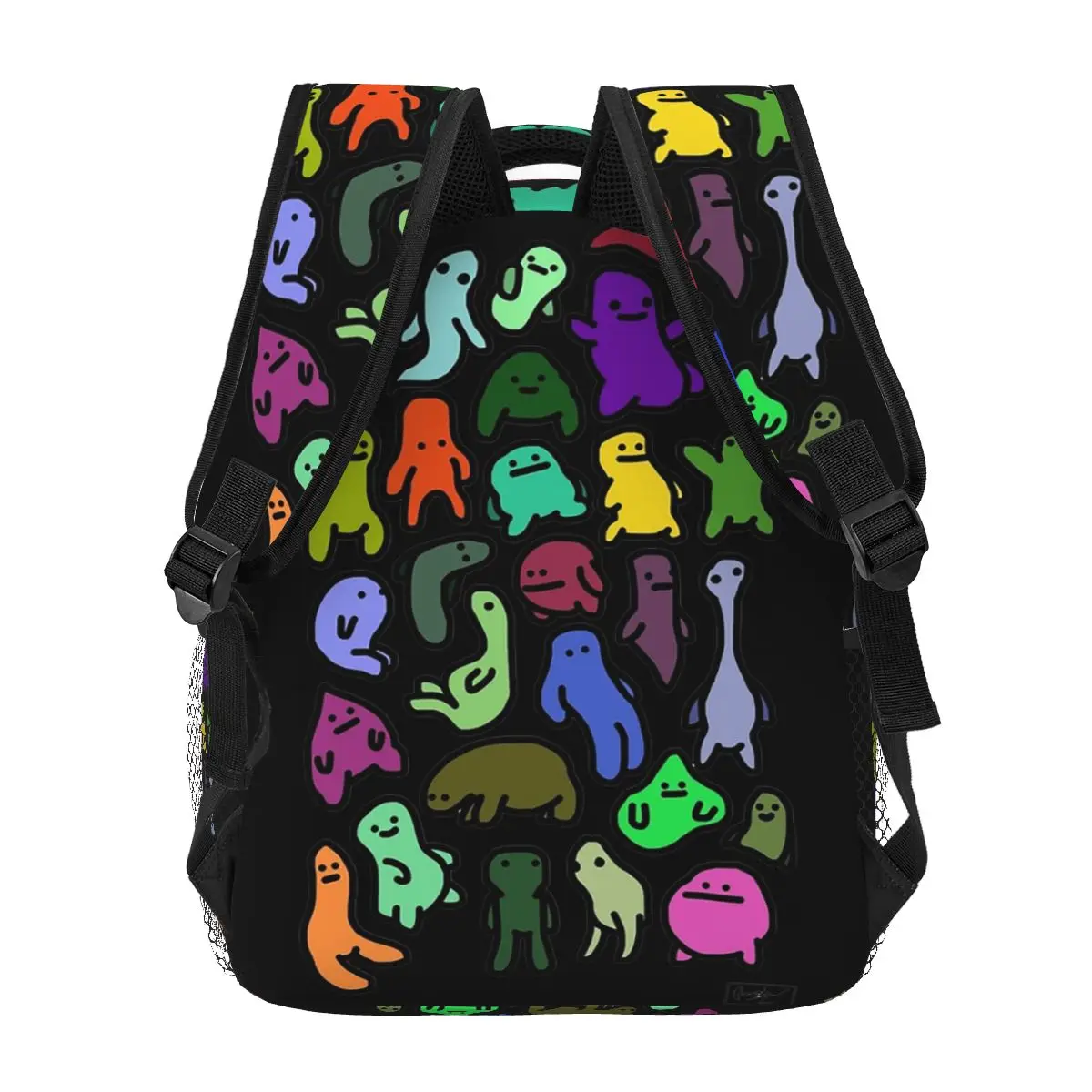 Mochilas Creature Bunch Doodle, mochila para niños y niñas, mochilas escolares para estudiantes, mochila de viaje de dibujos animados, bolso de hombro de gran capacidad