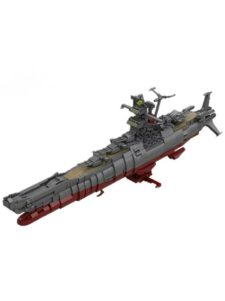 Brand New MOC-31693 982PCS Battleship Model Building Self-locking Building Block Toy Birthday Christmas Gift