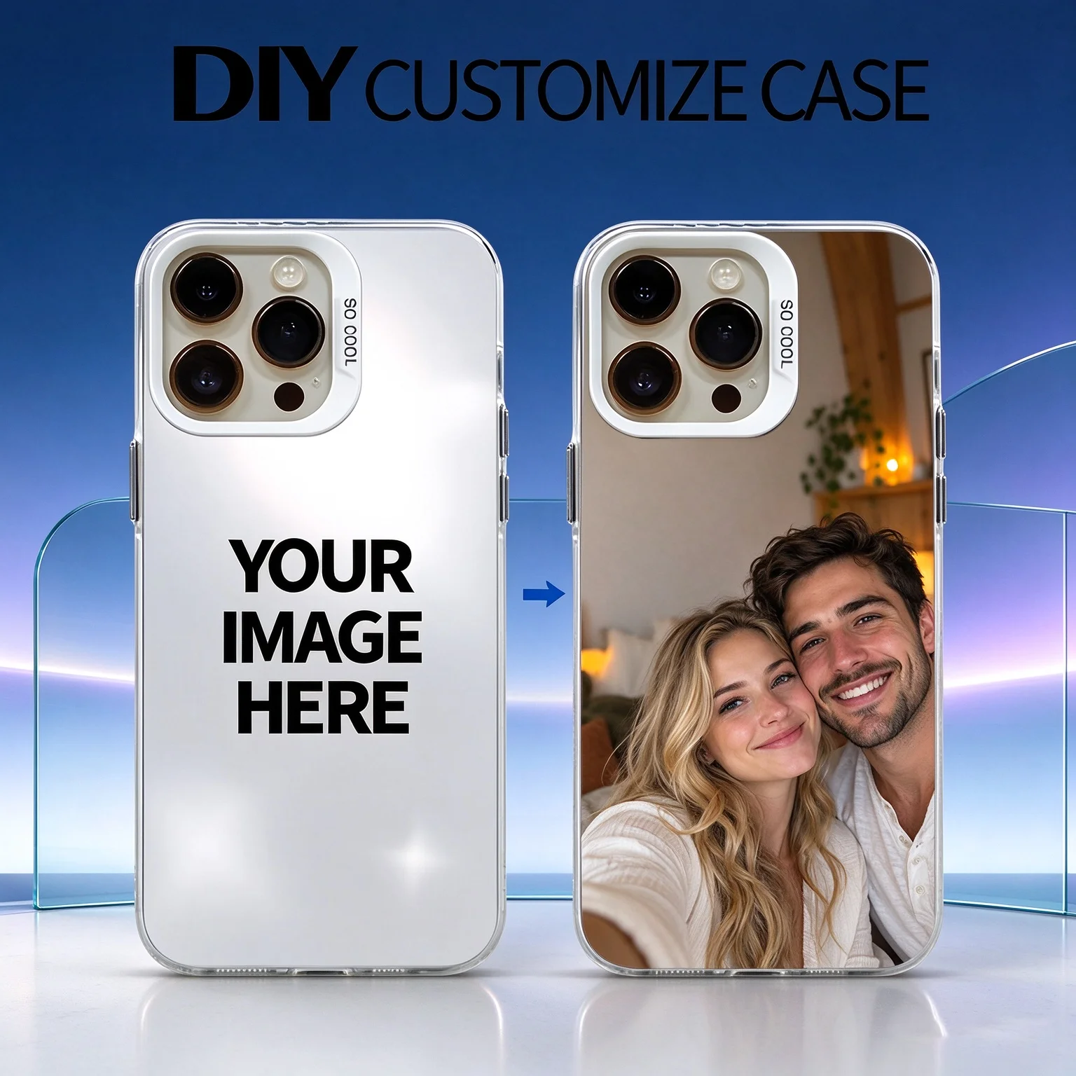 Funda personalizada con foto para iPhone 18, 17, Air, 16, 15, 14, 13, 12, 11, XS, XR, X, 8, 7, Pro Max, Plus, Mini, SE, con diseño IMD, ideal como regalo para parejas.