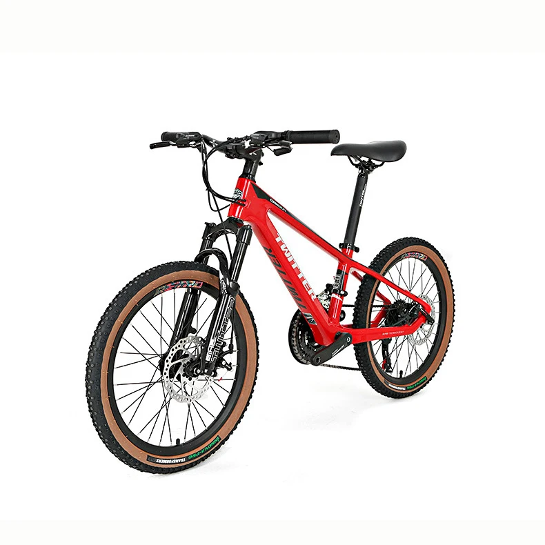 

2024 New 20 Inch 21 Speed Spoke Wheel Kids Carbon Fiber Mtb Cable Pull Disc Brake Cross-country Mountain Bike for Students