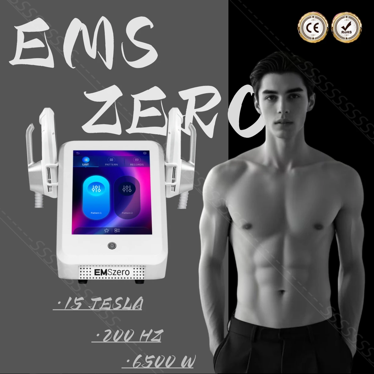 DLS-EMS-ZERO Muscle Stimulating Body Shaping Machine Fat Burning EMS ZERO Slimming EMS zero6500W 200hz