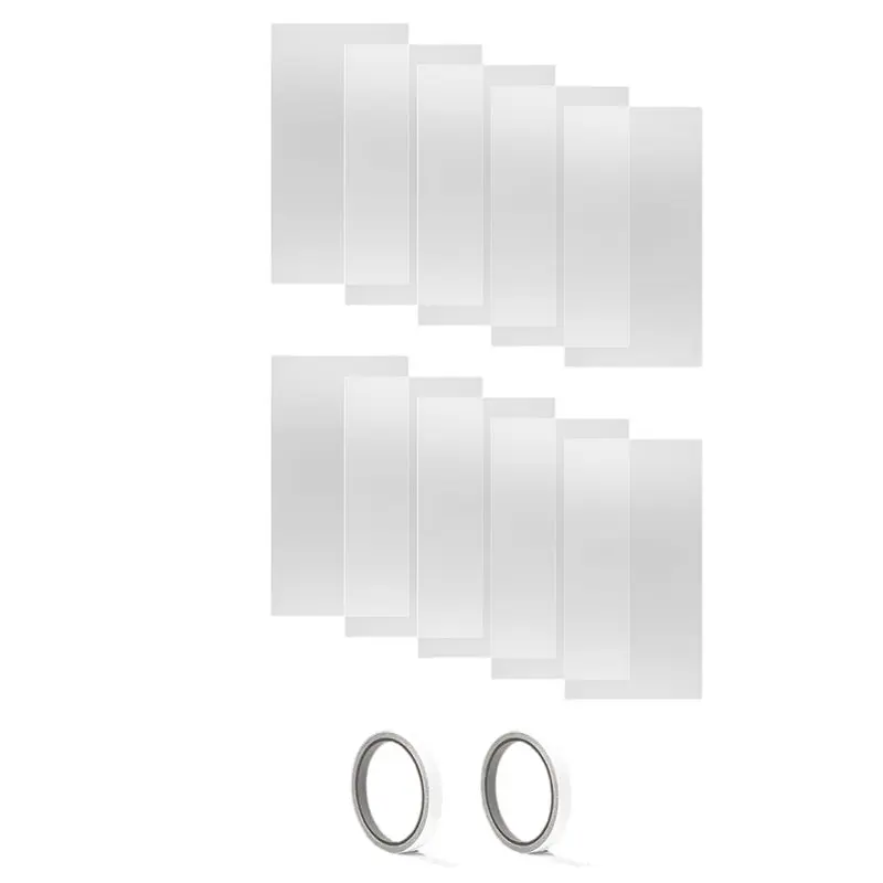 10Pcs Sandblast Cabinet Lens Cover 22X10in Abrasive Window Blasting Cabinet Inner Lens Protector Clear Sand Blast Film