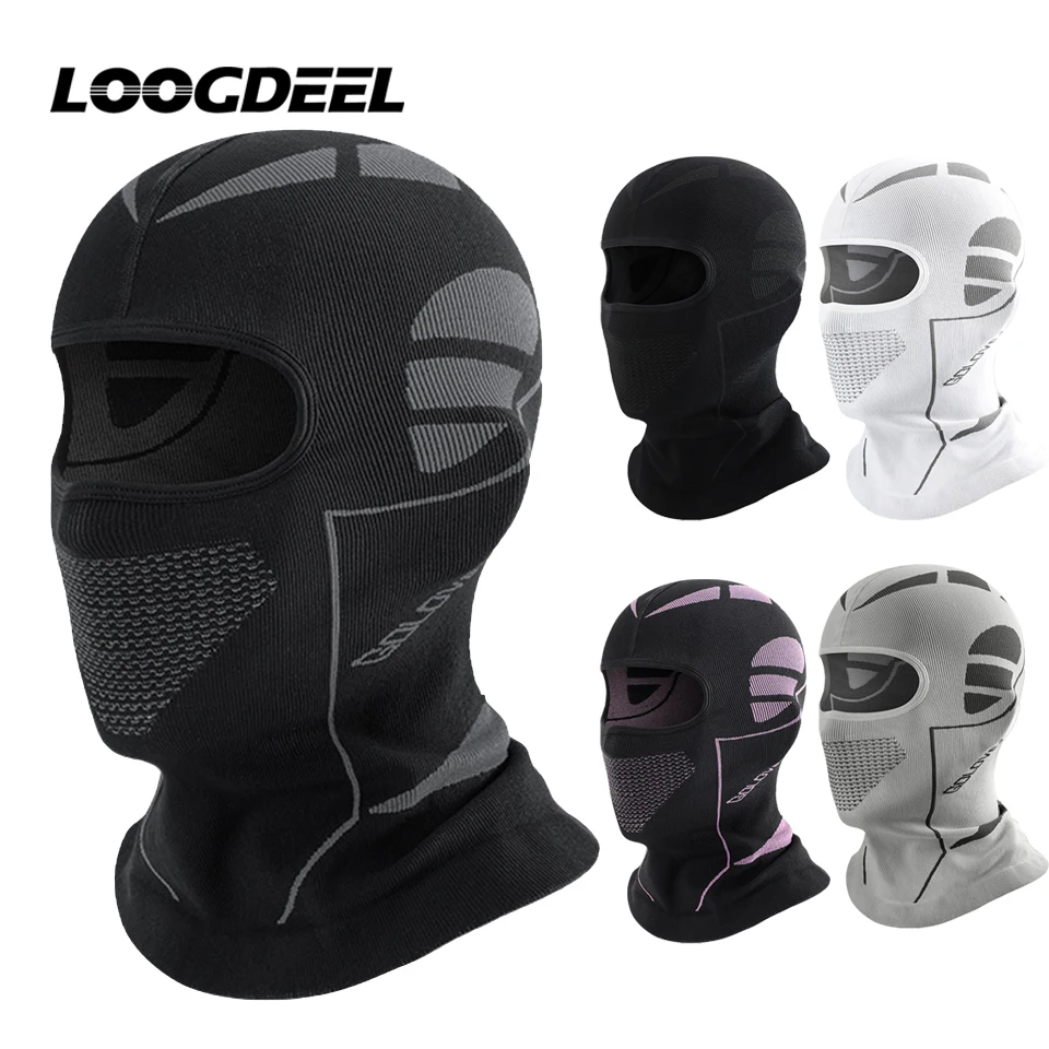 LOOGDEEL Winter Cycling Balaclava Men Women Windproof Hiking Running Headwear Outdoor Sports Climbing Breathable Warm Face Mask